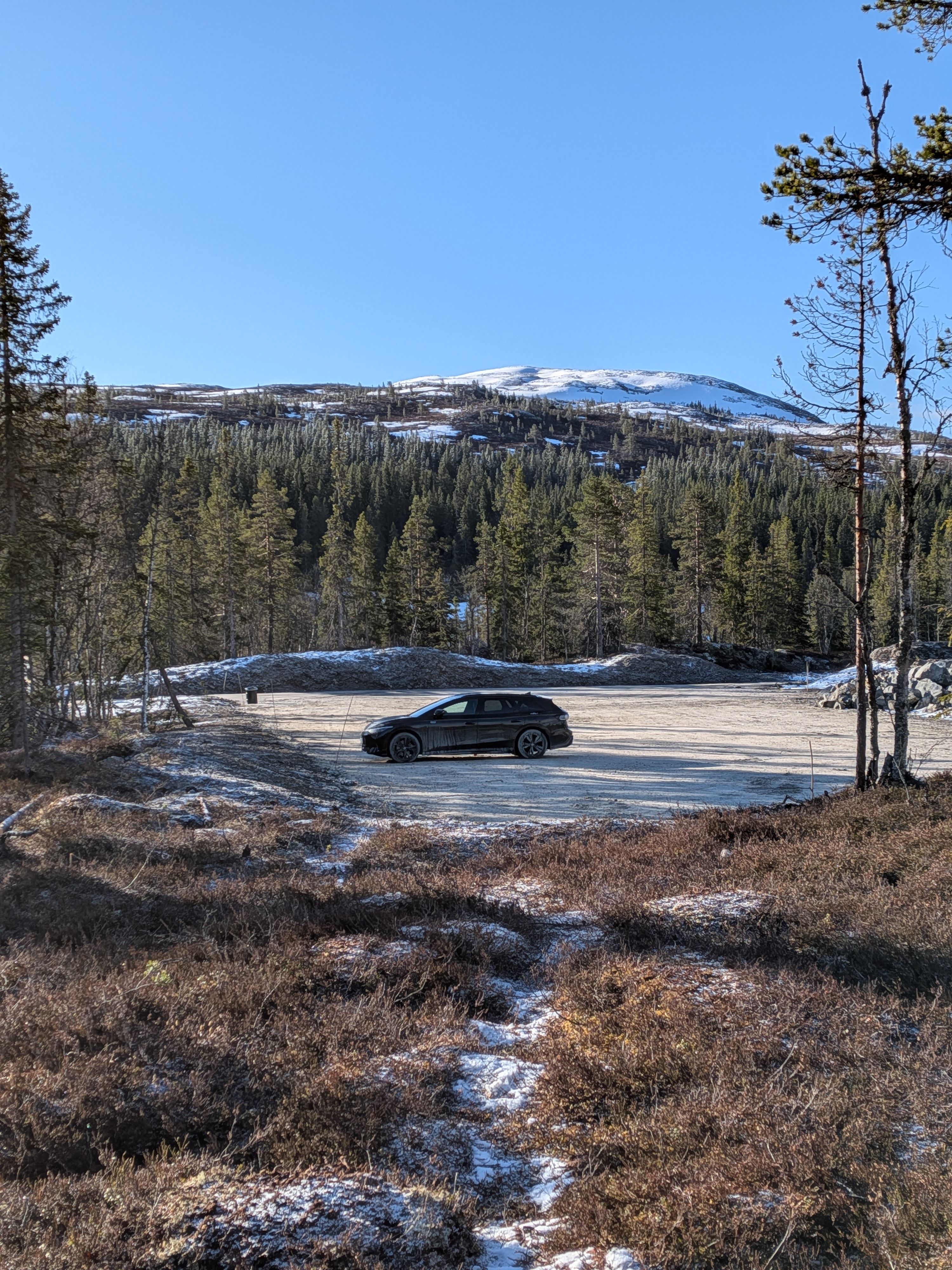 Car in the mountains