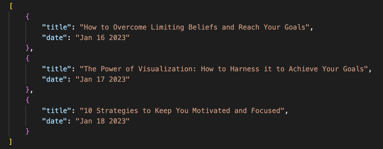Input prompts for ai blog generation script